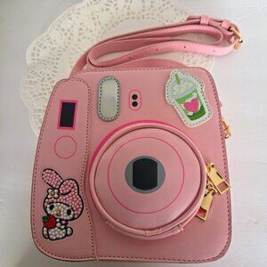 Bewaltz "Oh Snap" Instant Camera Handbag 8" Pink Bunny